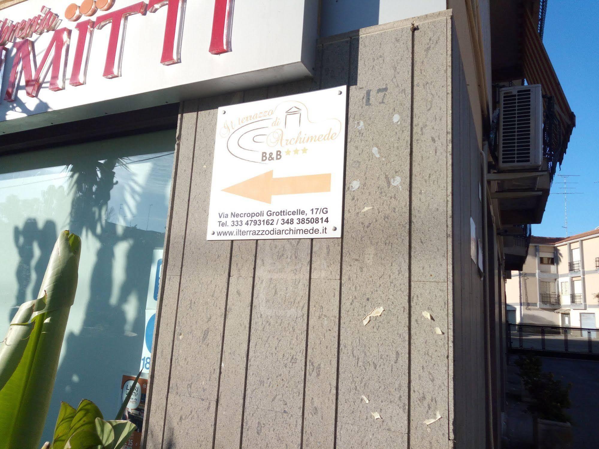 Affittacamere Il Terrazzo Di Archimede Συρακούσες Εξωτερικό φωτογραφία